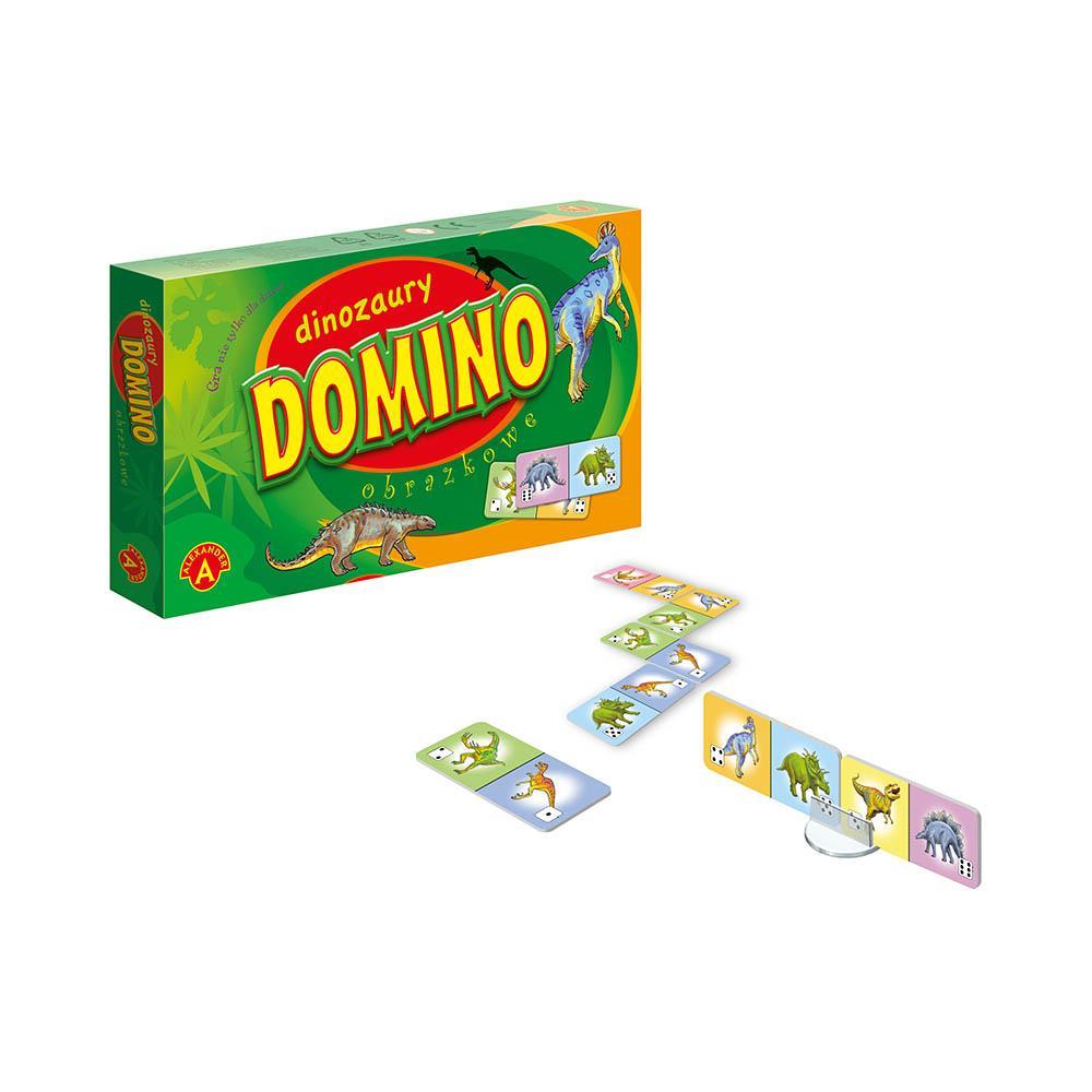 ALEXANDER Domino- dinozaury gra edukacyjna 4+ nr. 2