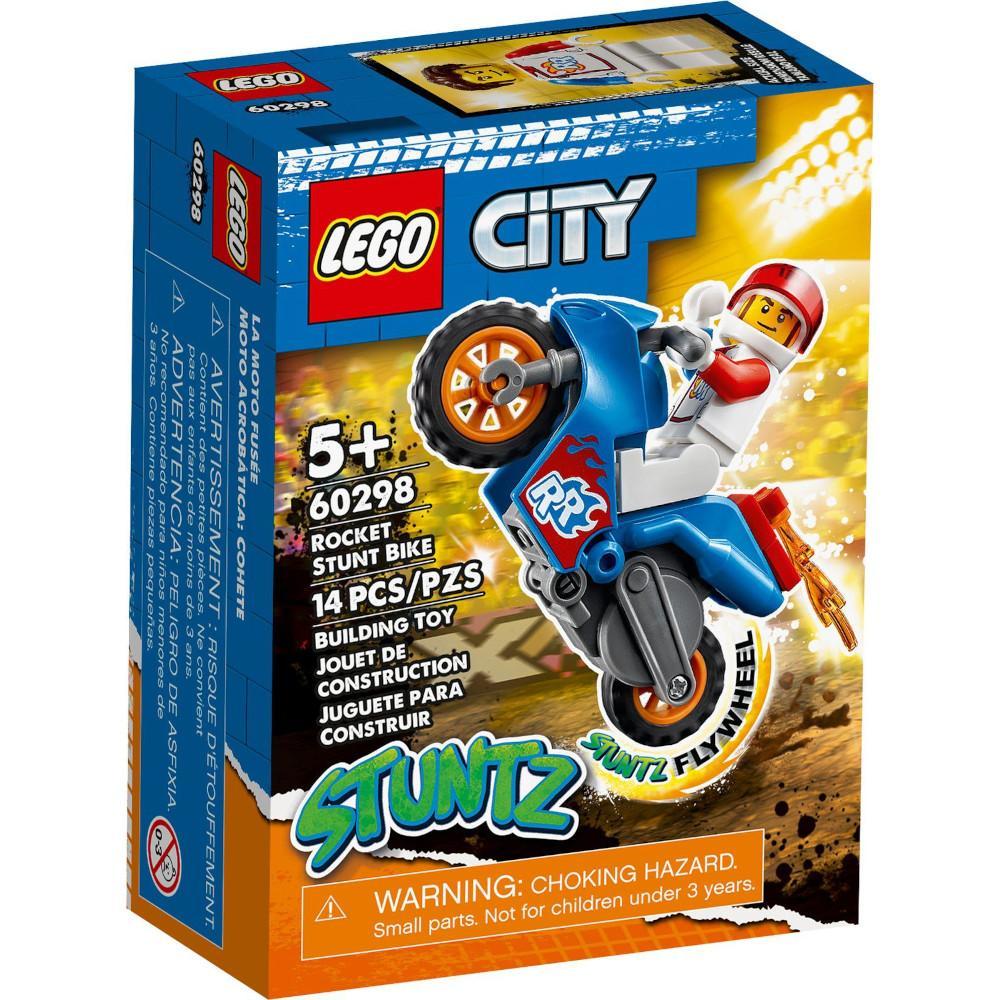 LEGO CITY stuntz zestaw klocków rakietowy motocykl kaskaderski 60298 nr. 1