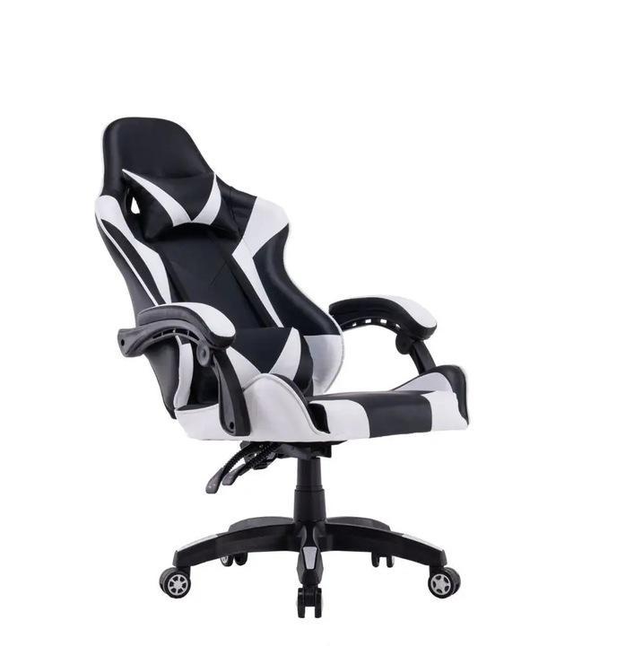 Fotel obrotowy Remus 66x115x62 cm biały krzesło do biura  nr. 4