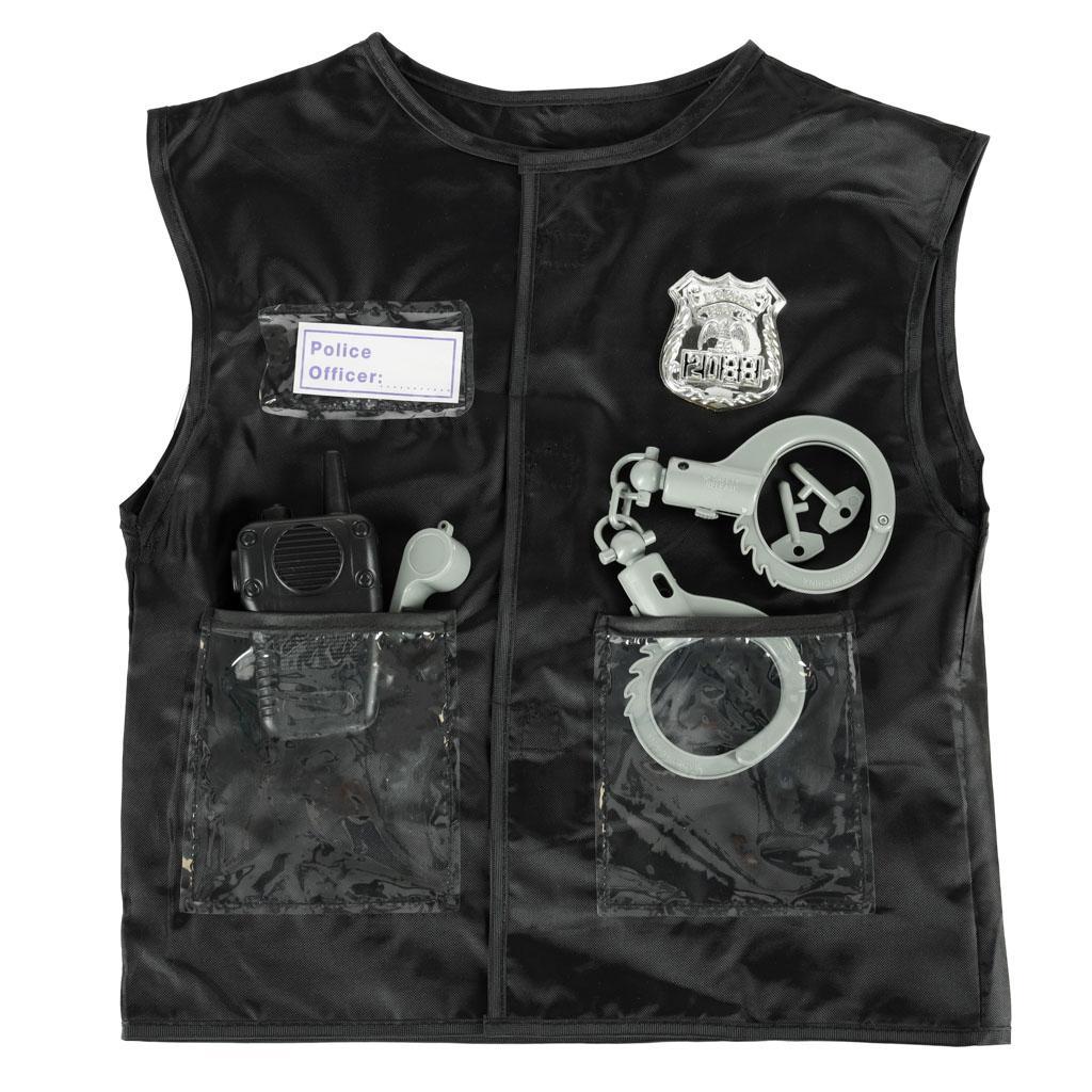 Kostium strój karnawałowy przebranie policjant zestaw 3-8 lat dla dziecka 41x54x3 cm nr. 3