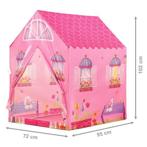 Namiot różowy domek  dla dzieci IPLAY 4 Full Screen