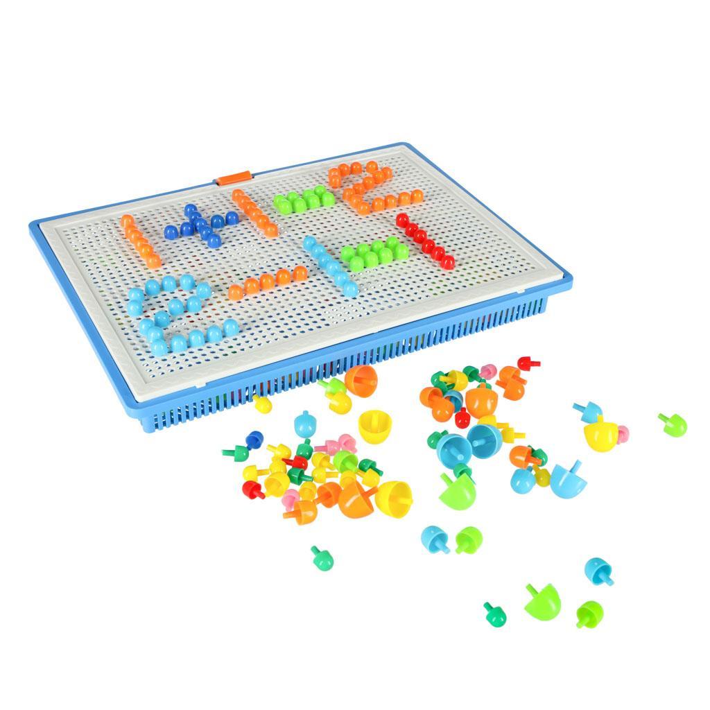 Puzzle pinezki grzybki układanka obrazkowa 296 sztuk dla dzieci kolorowe 28,5x3,5x21 cm 11 Full Screen