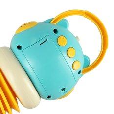 Harmonia akordeon zabawka sensoryczna dla dzieci sowa niebieska grająca LED 30cm - Miniaturka zdjęcia nr 6