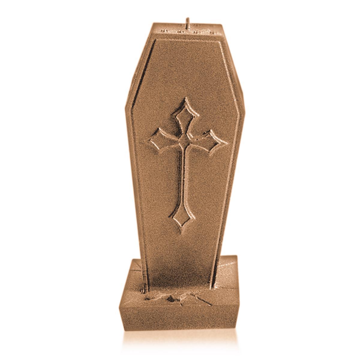 Świeca Coffin with Cross Gold nr. 1