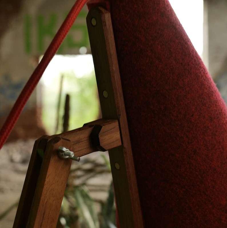 ZORYA - Nowoczesna, unikalna, regulowana, drewniana lampa nr. 5
