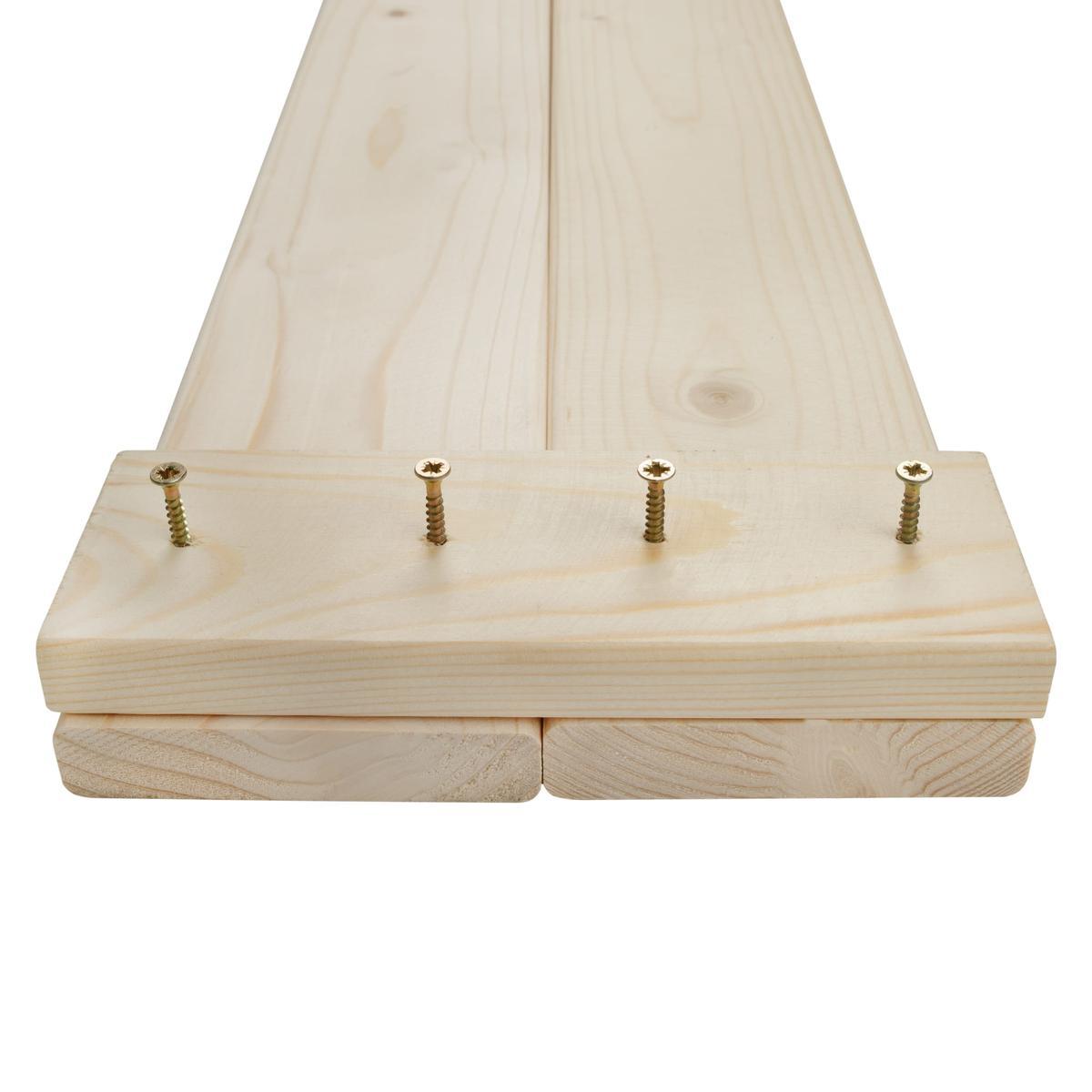 Piaskownica 120x20x120 cm składana z ławeczkami drewniana impregnowana do ogrodu dla dzieci  nr. 9