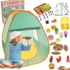 Namiot campingowy dla dzieci z akcesoriami 62 elementy - Miniaturka zdjęcia nr 1