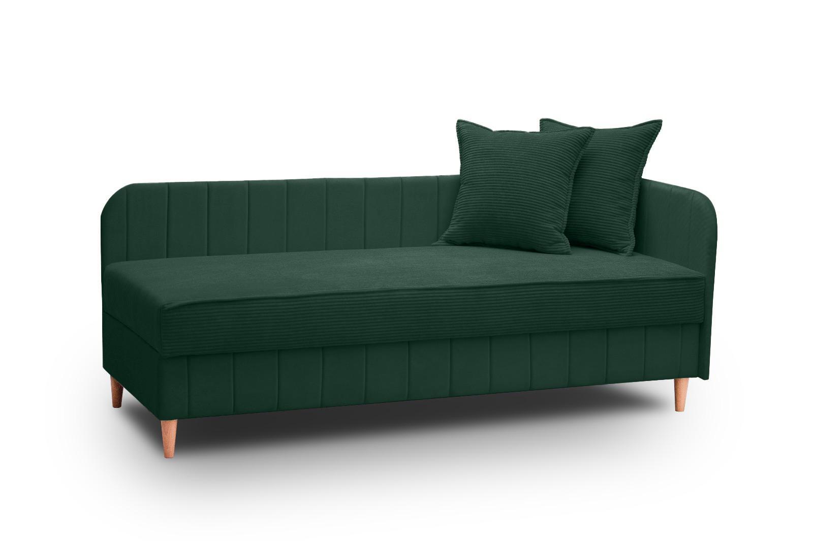 Łóżko BIANKA 87x80x200 cm z funkcją przechowywania do salonu zielony nr. 1