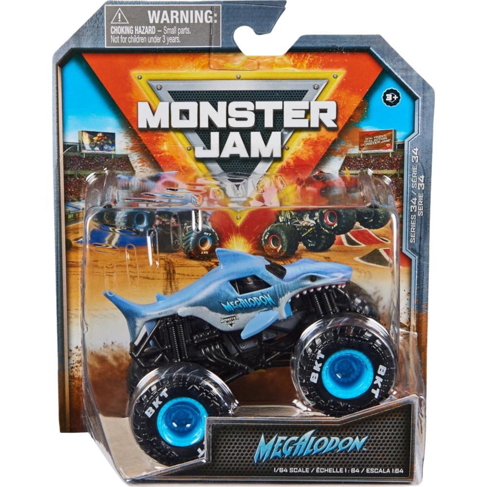 Monster Jam Truck auto terenowe Spin Master 1-pak seria 34 Megalodon 1:64 nr. 1