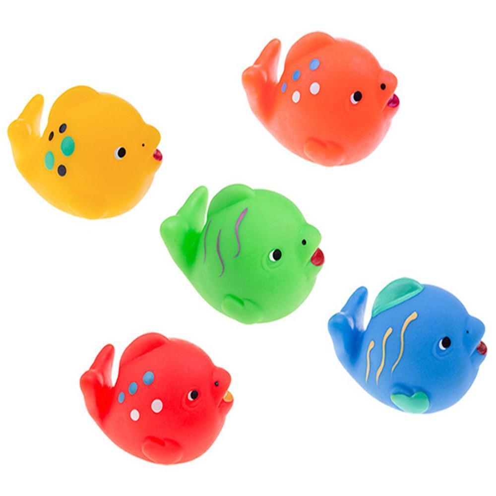 Kolorowe RYBKI kąpielowe 5 sztuk zabawka dla dzieci do kąpieli  nr. 1