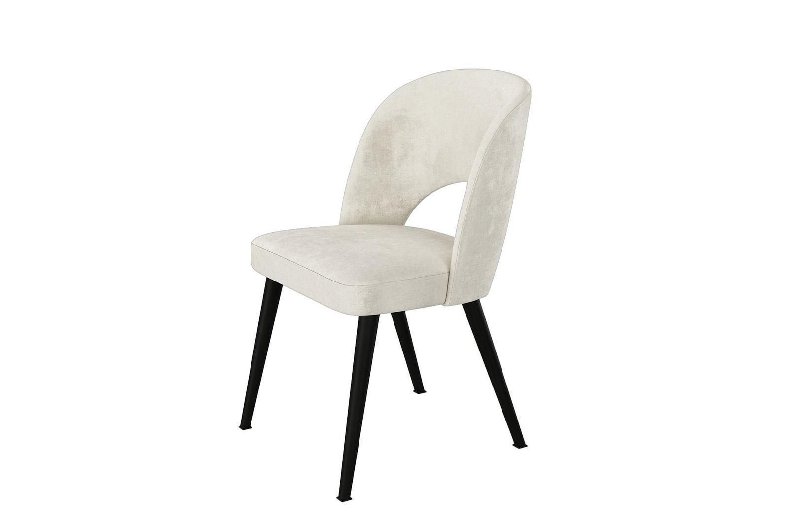 Krzesło DELUXE KR-5 46x82x45 cm do jadalni biały nr. 2