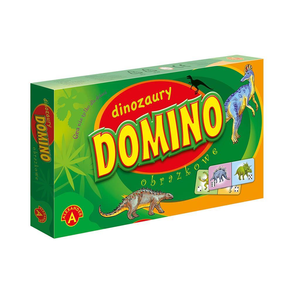 ALEXANDER Domino- dinozaury gra edukacyjna 4+ nr. 1