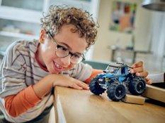 Zestaw klocków lego city oryginalny niebieski monster truck 60402 dla dziecka - Miniaturka zdjęcia nr 5