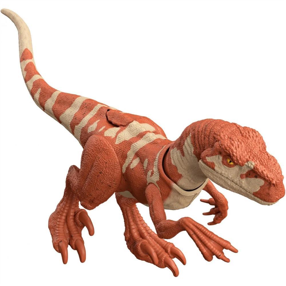 Dinozaur atrociraptor pomarańczowy jurassic world dominion park jurajski dla dziecka 3 Full Screen