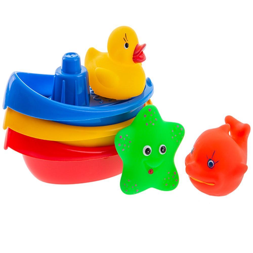 Łódeczki do kąpieli w zestawie ze zwierzątkami dla dzieci do kąpieli  nr. 1