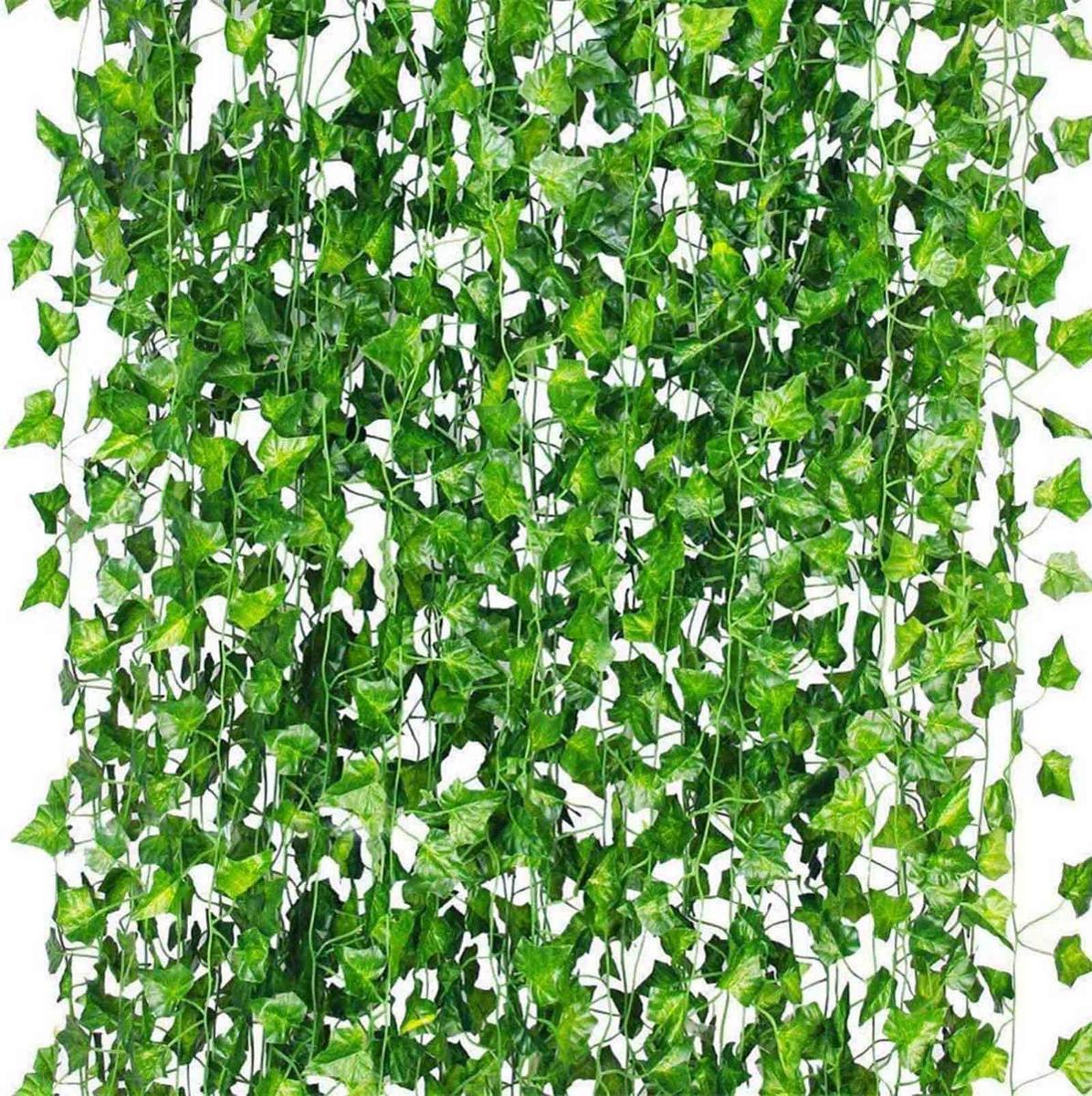 Sztuczny bluszcz Roślina wisząca na ścianę lub balkon Heckermann 12szt / 25,2m 3 Full Screen