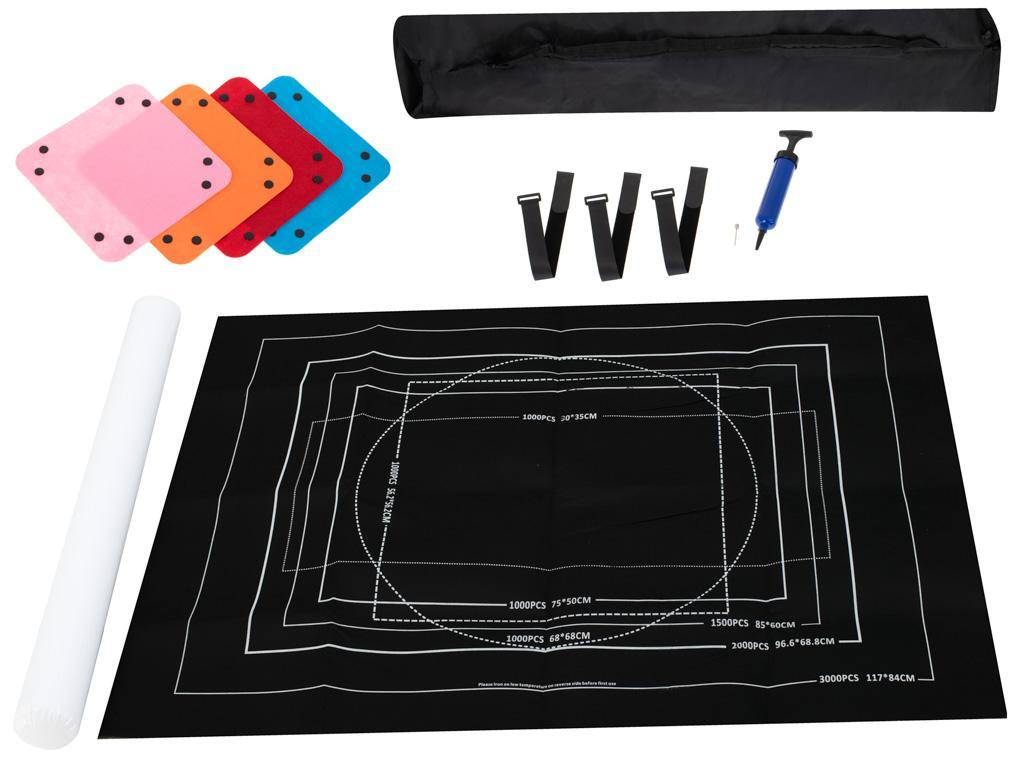Mata do układania puzzli plansza czarna 3000el. dla dzieci dorosłych 140x100x1cm 0 Full Screen