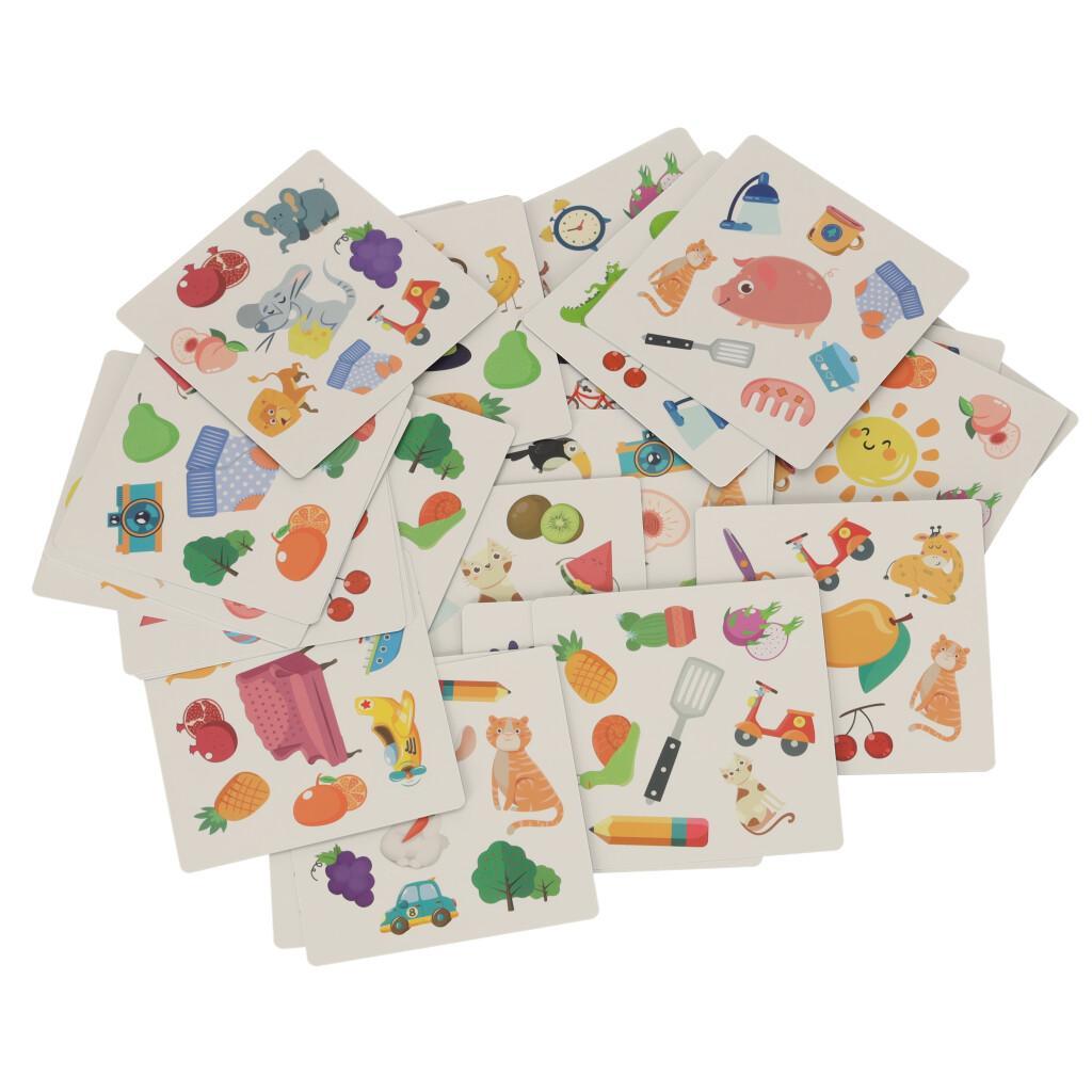 Gra na spostrzegawczość karciana znajdź parę 54 karty dzwonek dla dzieci 18,5x10x6 cm 5 Full Screen