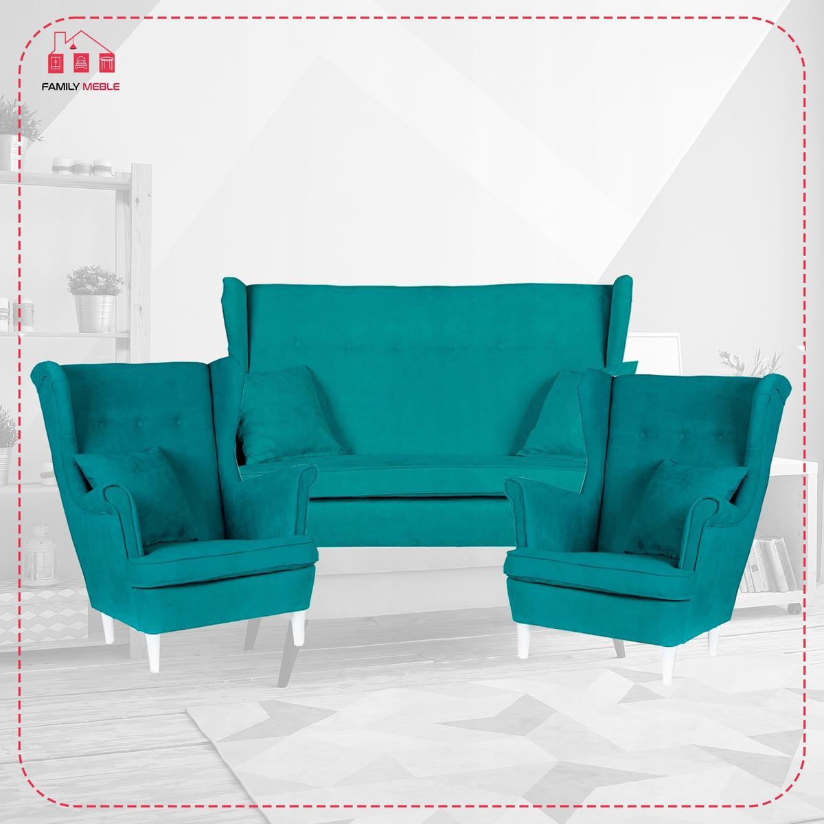Zestaw wypoczynkowy sofa + 2 fotele Family Meble 1 Full Screen