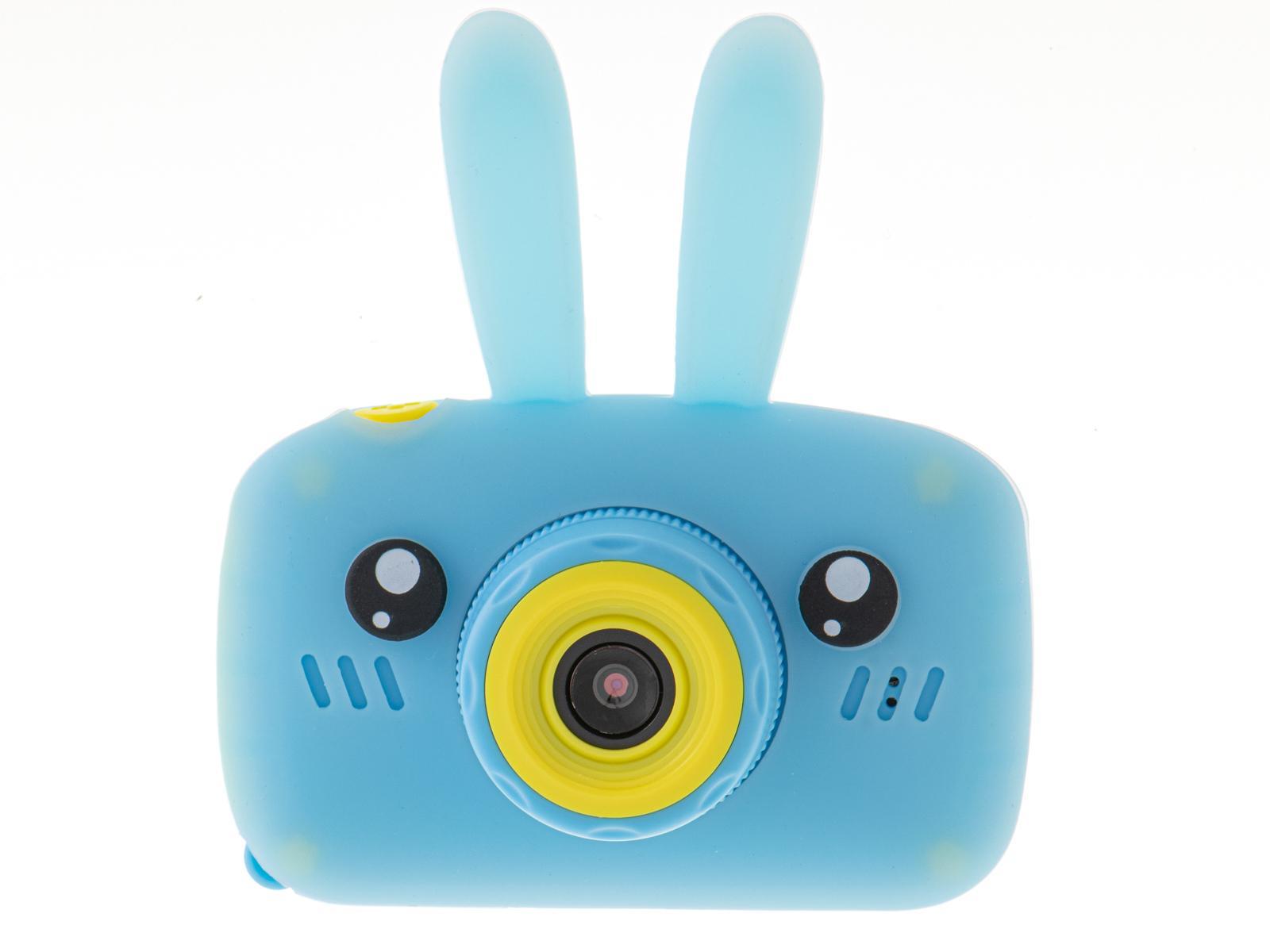 Aparat fotograficzny cyfrowy video gry 2.0" HD + etui zabawka dla dzieci niebieski 8x5x4 cm 3 Full Screen
