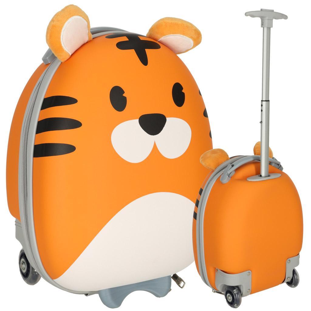 Walizka podróżna dla dzieci bagaż podręczny na kółkach tygrys nr. 1