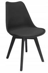 Krzesło OSCAR czarne do jadalni lub salonu  - Miniaturka zdjęcia nr 1