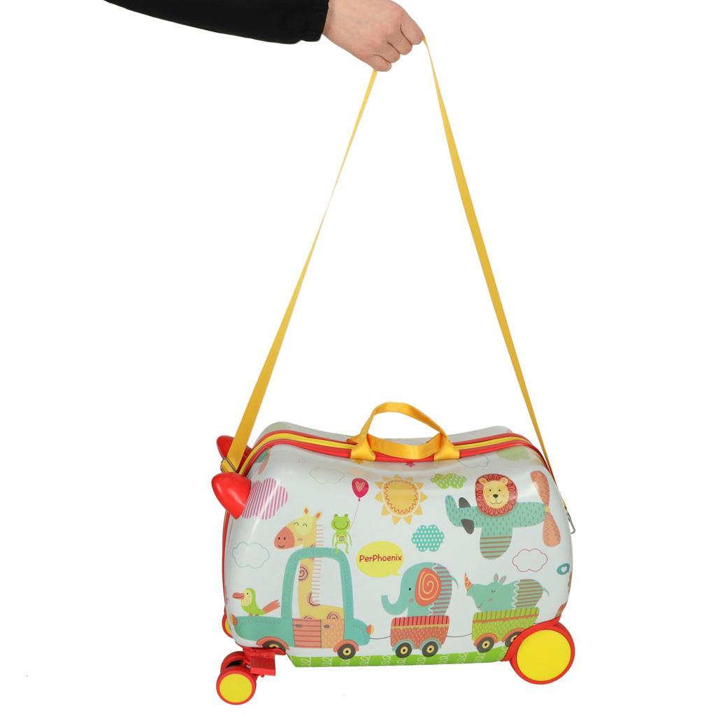 Walizka podróżna dla dzieci bagaż podręczny na kółkach ZOO nr. 10