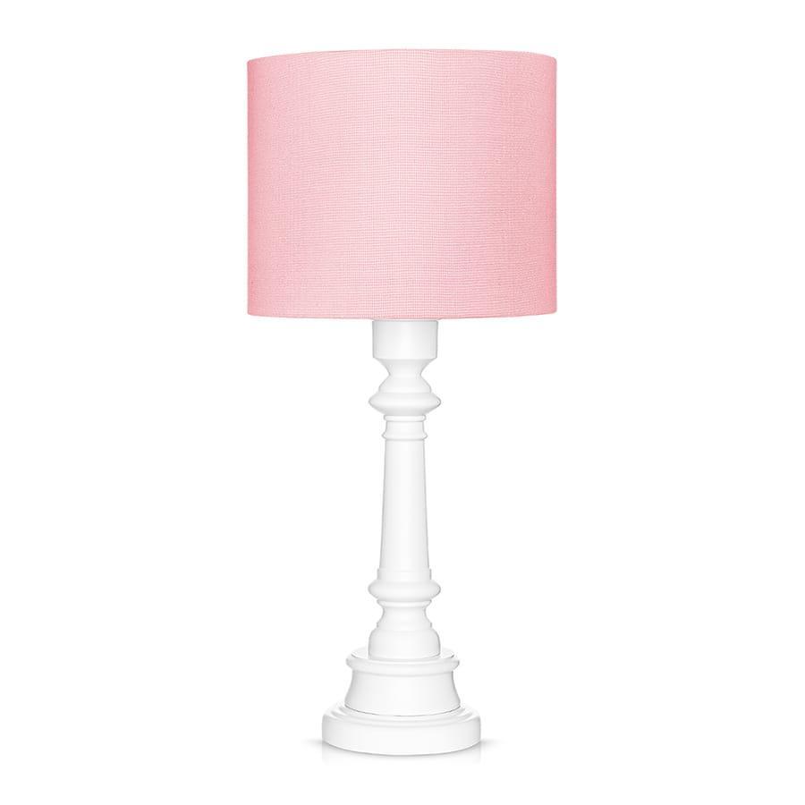 Lampa stołowa CLASSIC 25x25x55 cm różowa drewno białe 0 Full Screen