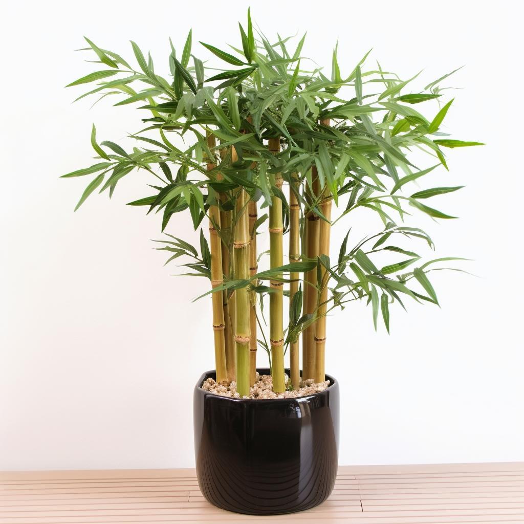 Zestaw do uprawy Bambus Mrozoodporny - 20 C roślina - komplet 2 nasion doniczka podłoże nr. 4
