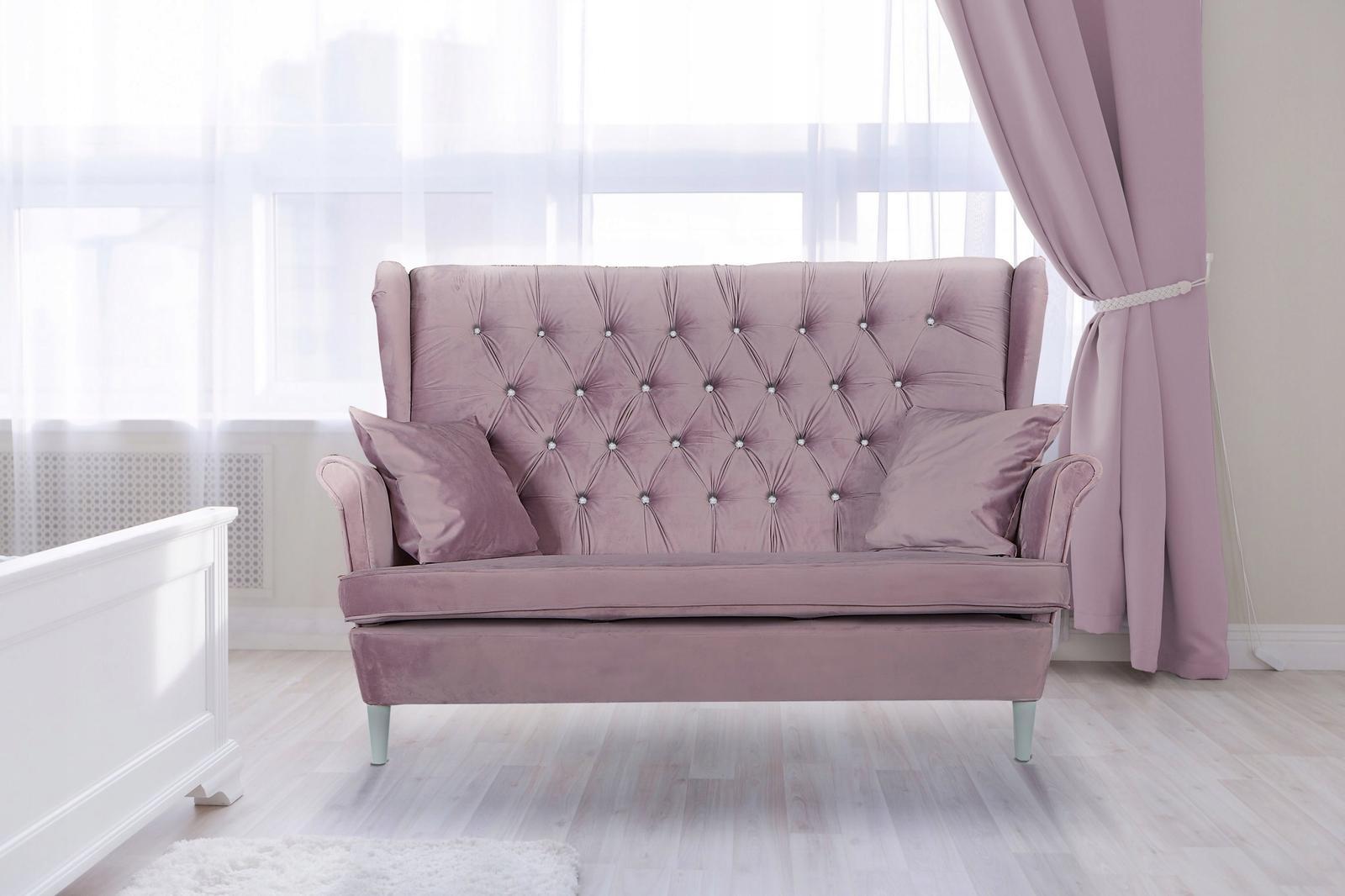 Zestaw wypoczynkowy mebli ARI 149x104x92 cm uszak sofa fotele pufy do salonu Mirofaza seledyn nr. 5