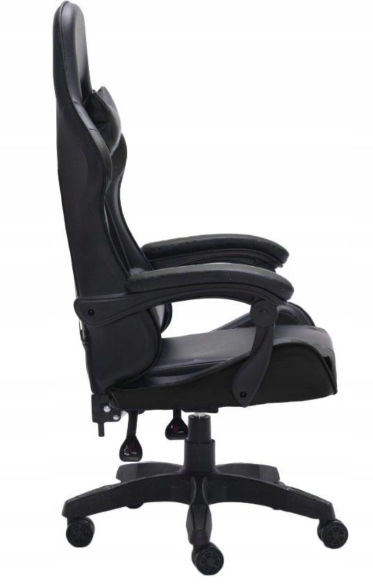 Fotel obrotowy Remus 66x115x62 cm czarny krzesło do biura  nr. 4