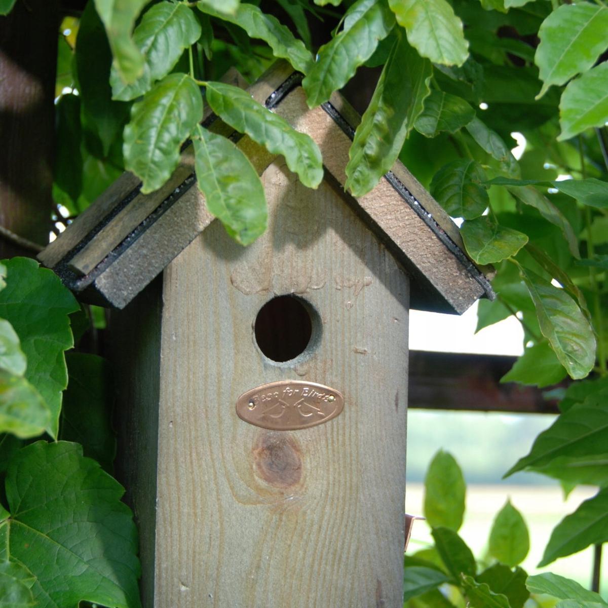 Domek dla ptaków drewniany, budka lęgowa Karmnik 4 Full Screen