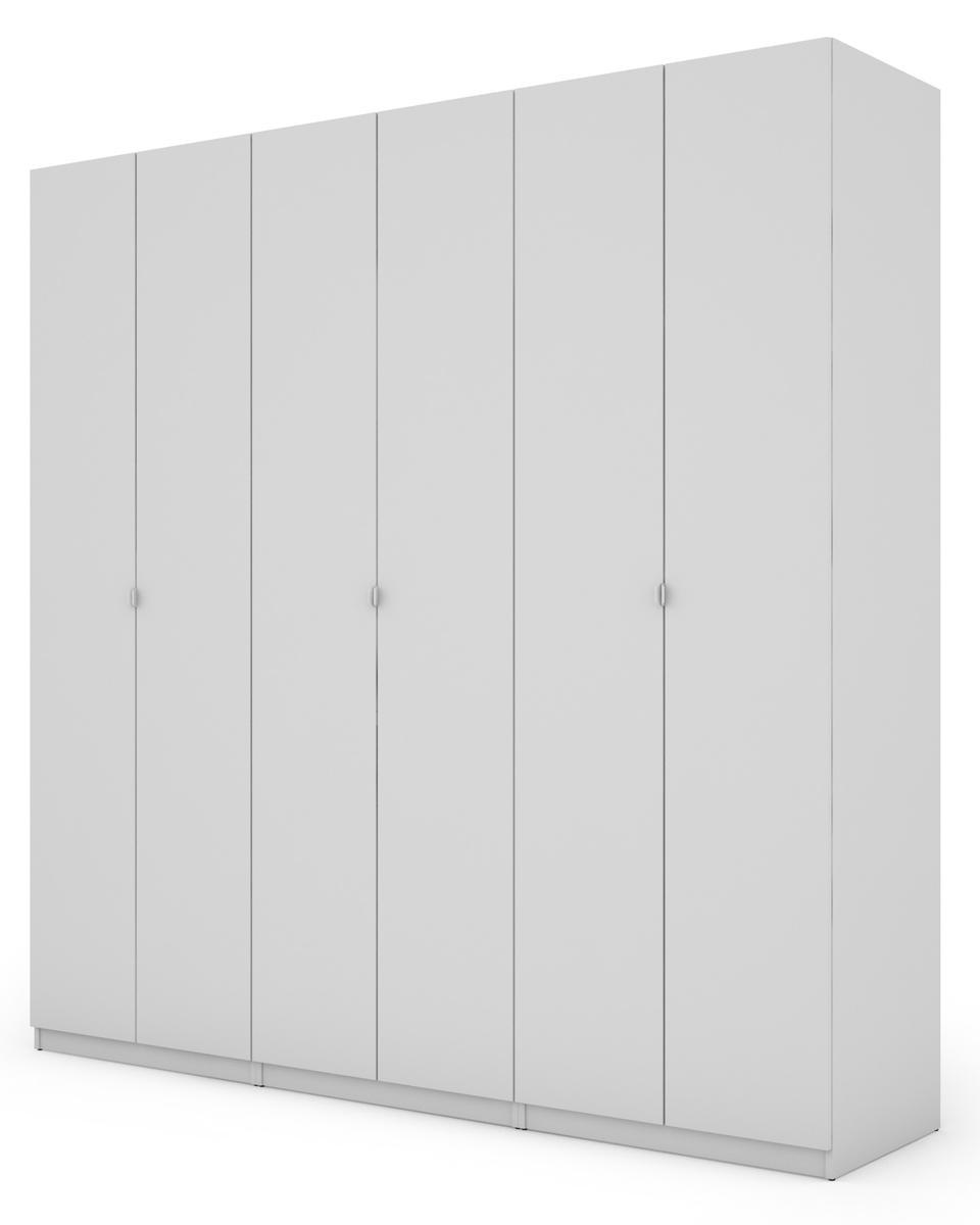 Duża szafa do garderoby XXL szuflady biała 300x220x59 cm  0 Full Screen