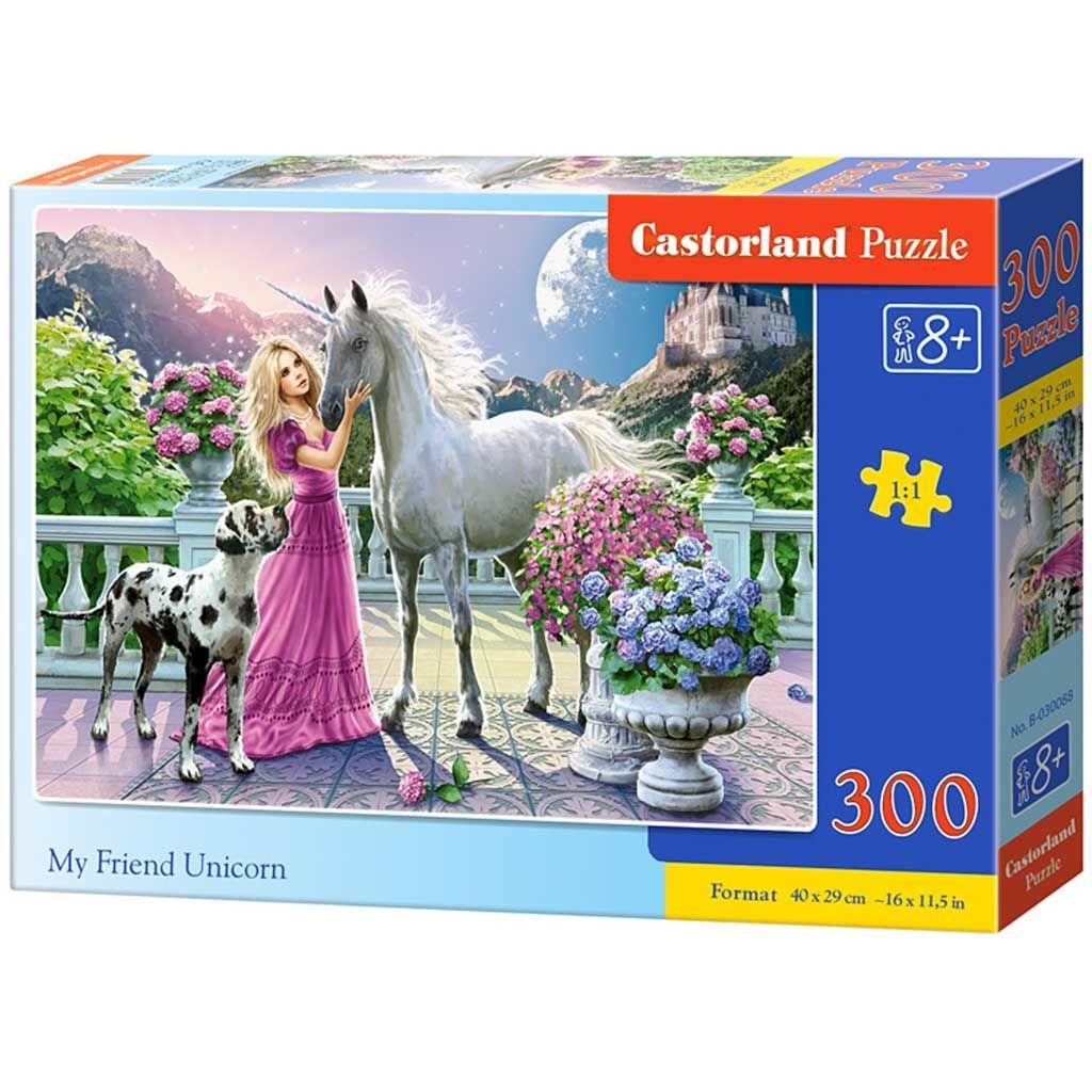 CASTORLAND Puzzle układanka 300 elementów My Friend Unicorn - Mój przyjaciel Jednorożec 8+ nr. 3