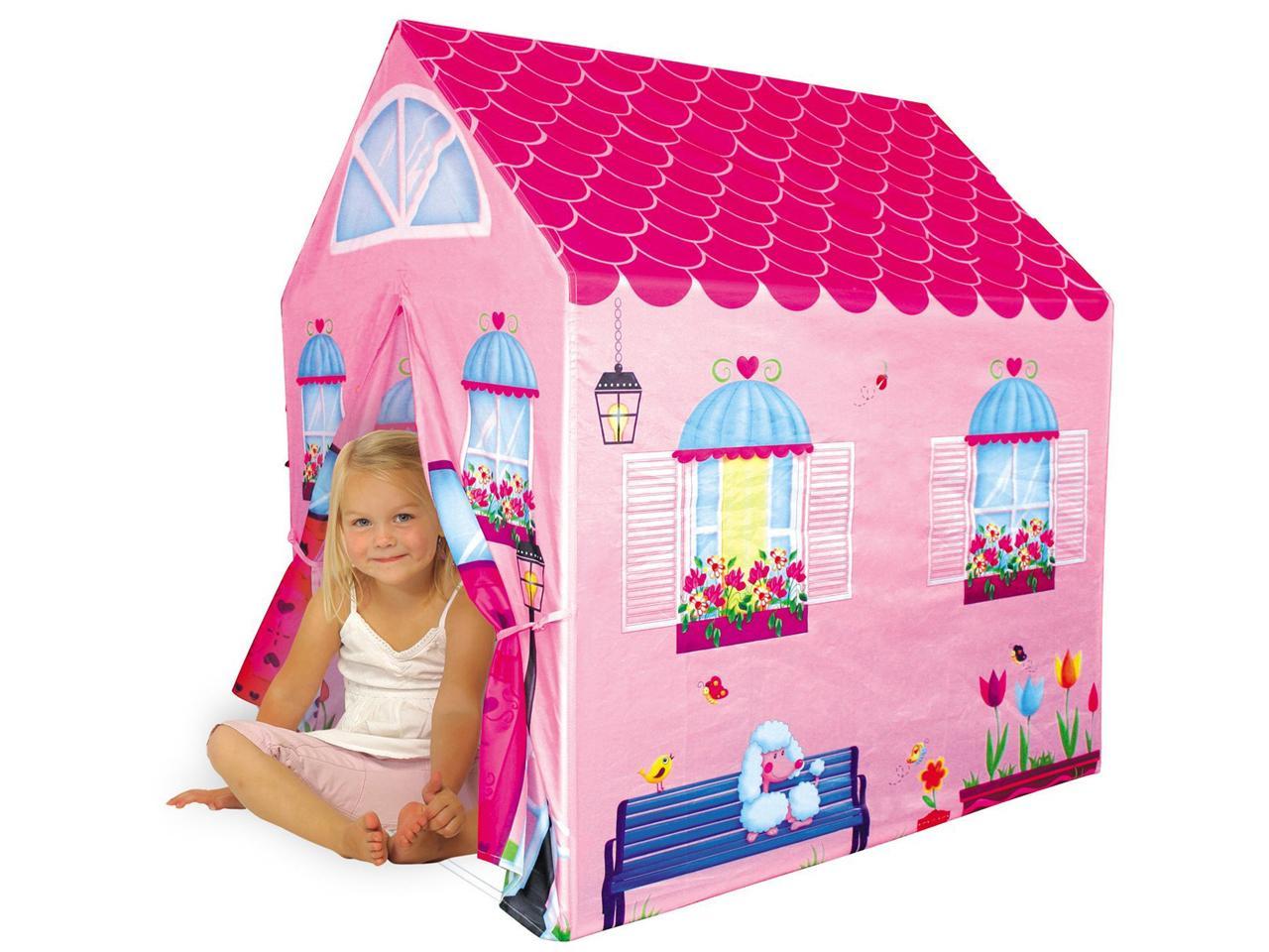 Namiot różowy domek  dla dzieci IPLAY 5 Full Screen