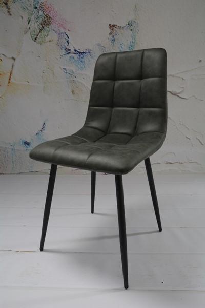 Zestaw krzeseł DEVER TAUPE 43x88x55 cm krzesło do jadalni salonu szary czarne nogi nr. 10
