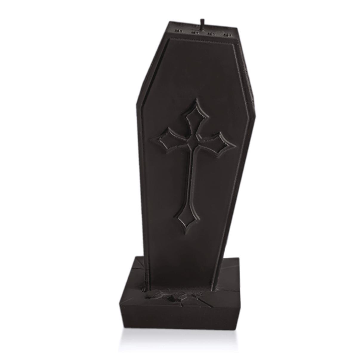 Świeca Coffin with Cross Black Matt nr. 1