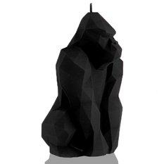 Świeca Gorilla Low-Poly Black Matt - Miniaturka zdjęcia nr 1