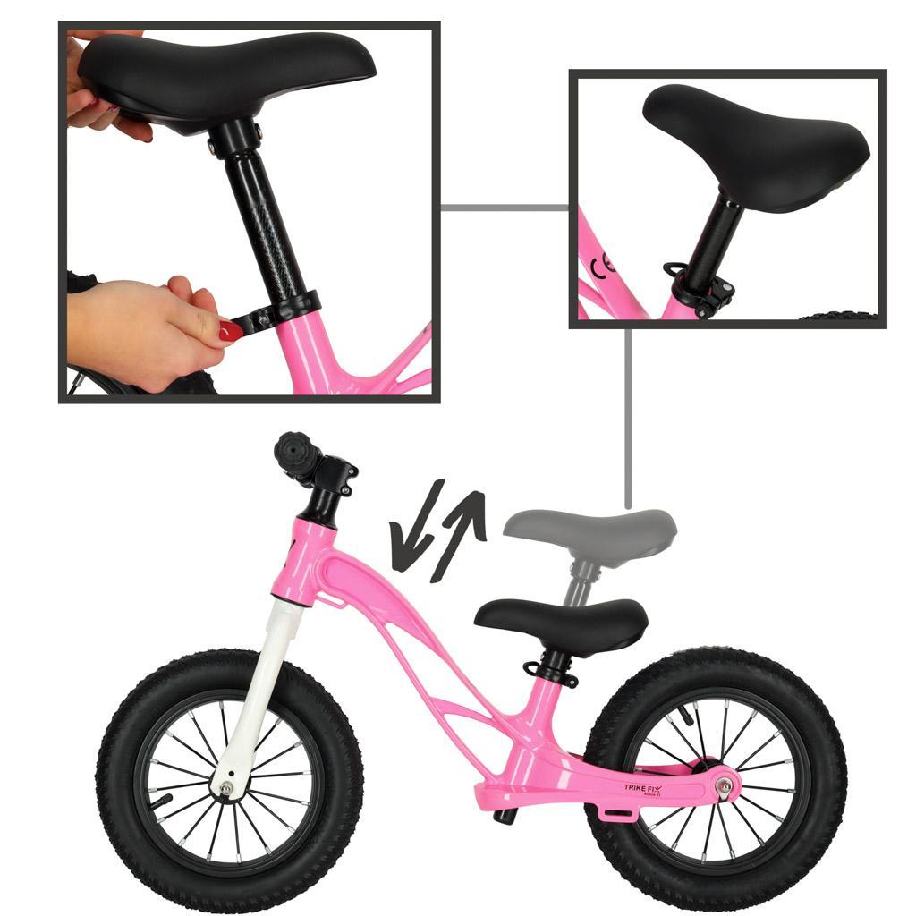 Rowerek biegowy Trike Fix Active X1 różowy lekki dla dzieci 41,5x53x84 cm 4 Full Screen