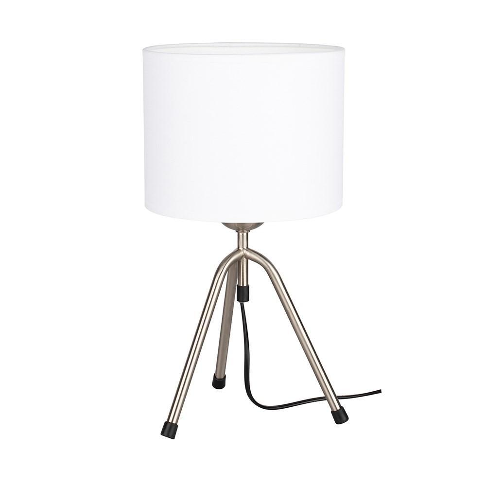 Lampa stołowa TAMI 1xE27 Max.60W 3.0 biała klasyczna do pokoju 0 Full Screen