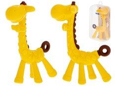 Gryzak silikonowy na ząbkowanie żółta żyrafa - Miniaturka zdjęcia nr 1