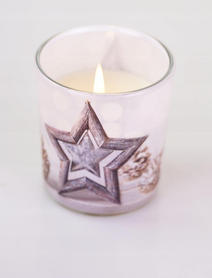 6x Świeca świeczka zapachowa Winter Star Wanilia nr. 6
