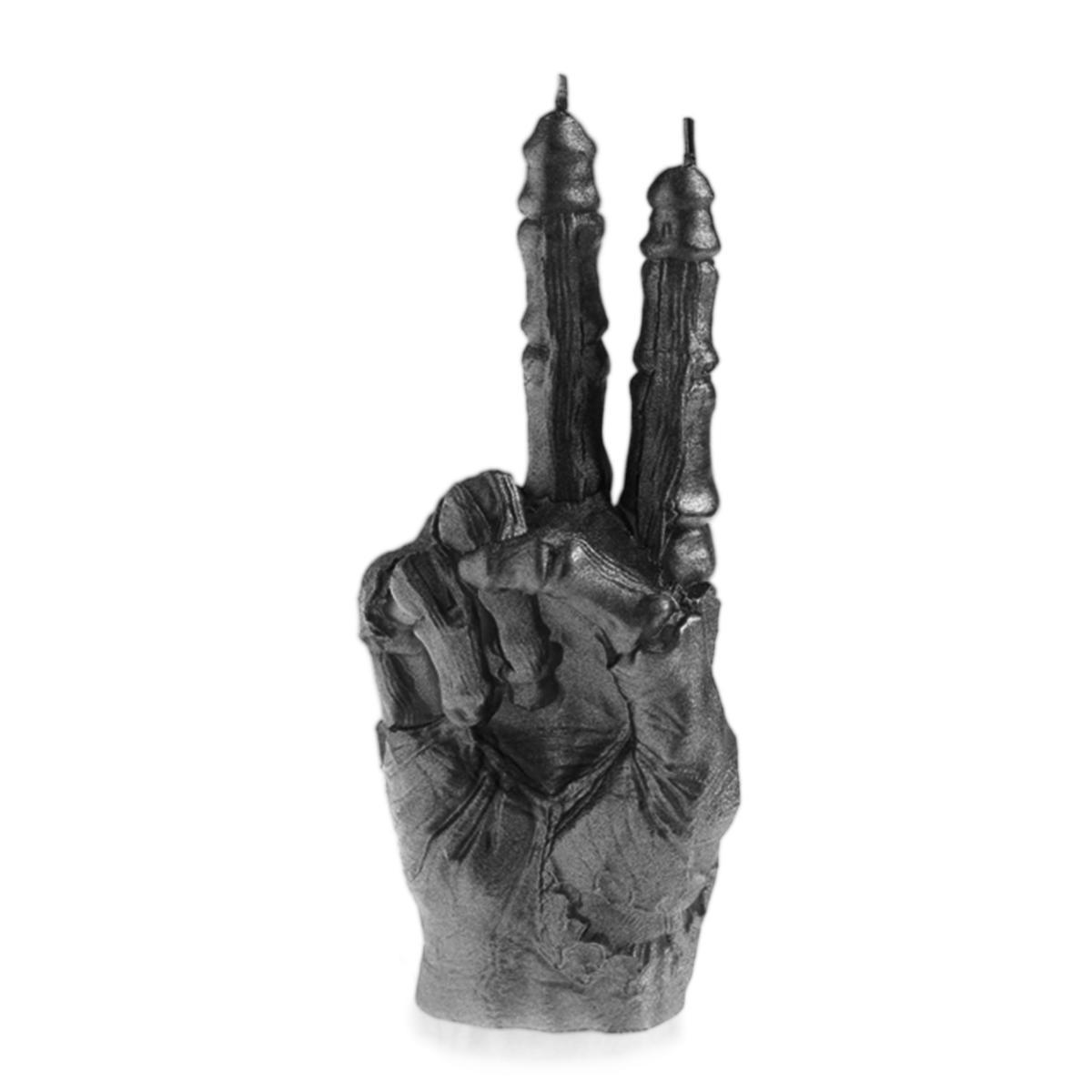 Świeca Zombie Hand PEACE Black Metallic nr. 3