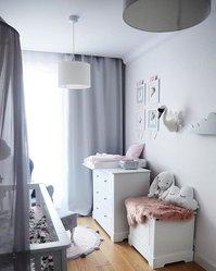Lampa wisząca Classic 35x35x23 cm do pokoju dziecka biały drewno olejowane - Miniaturka zdjęcia nr 2