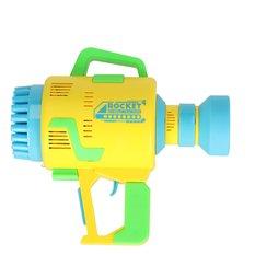 Pistolet maszynka do baniek mydlanych bańki mydlane światła żółty dla dzieci 25x23x10 cm - Miniaturka zdjęcia nr 8