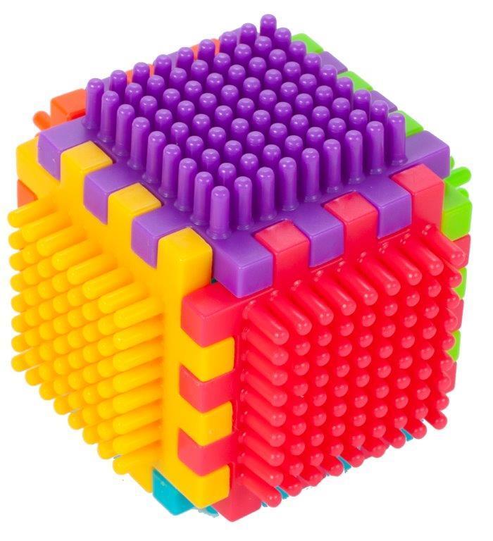 Klocki konstrukcyjne kreatywne wafle jeżyki układanka kolorowa dla dzieci 140szt 3 Full Screen