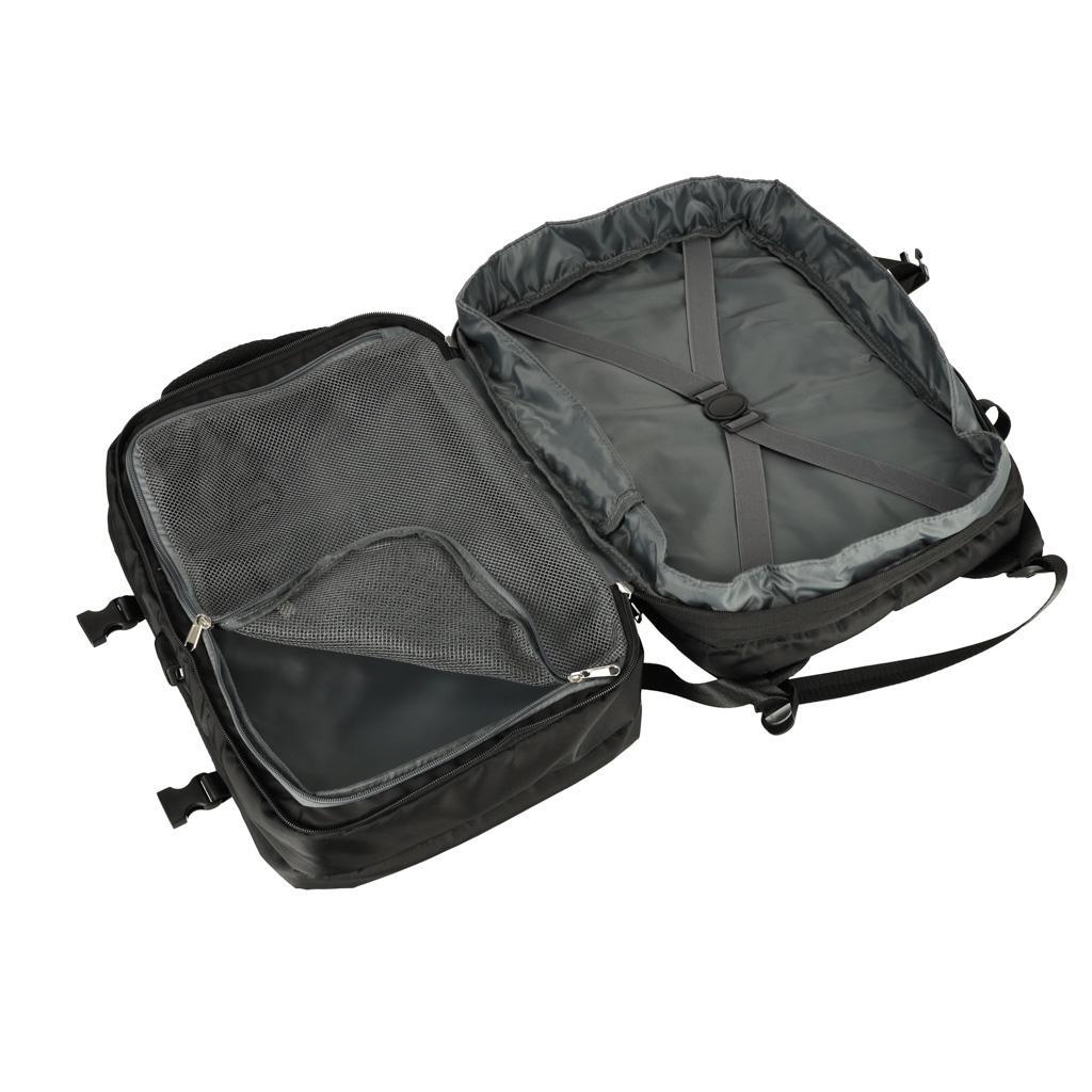 Plecak podróżny na laptopa do samolotu 30 x 45 x 27 cm kabel USB wodoodporny nr. 7