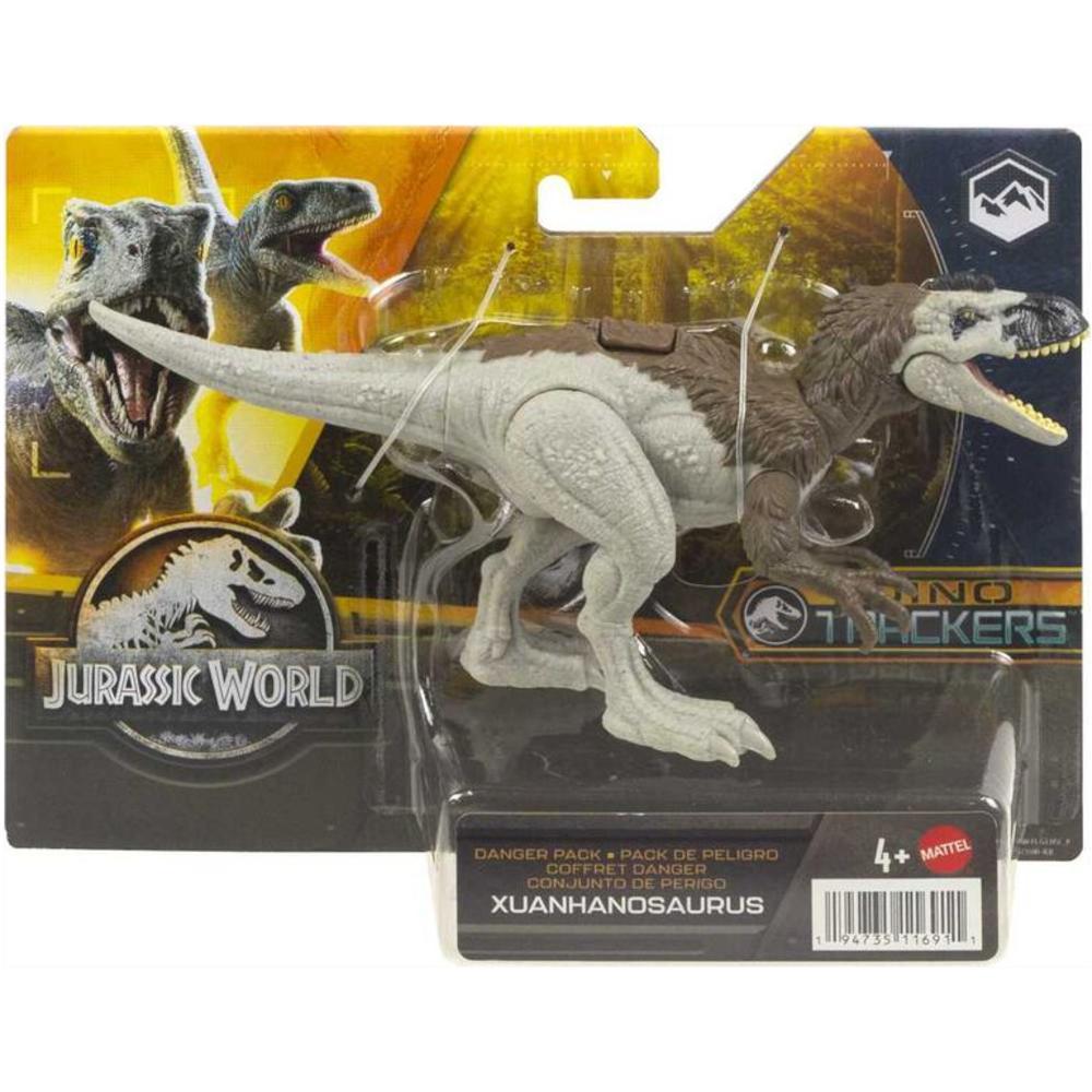 Ruchomy dinozaur xuanhanosaurus jurassic world dino trackers park jurajski dla dziecka nr. 1