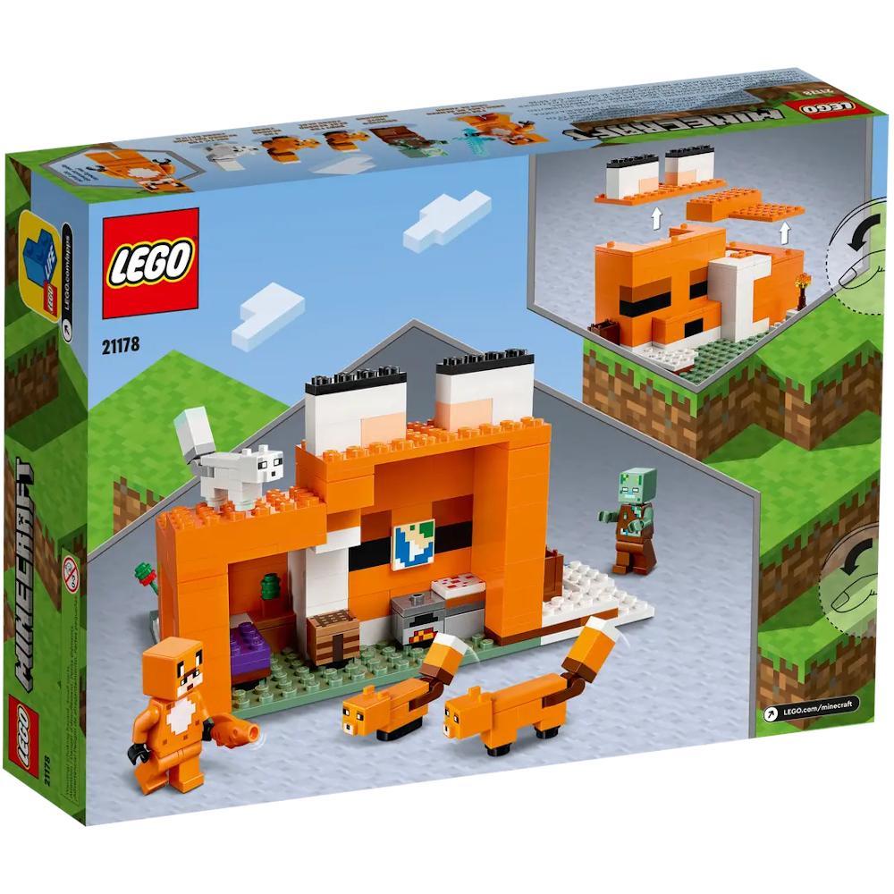 Duży zestaw klocków siedlisko lisów 21178 lego minecraft dla dziecka 5 Full Screen