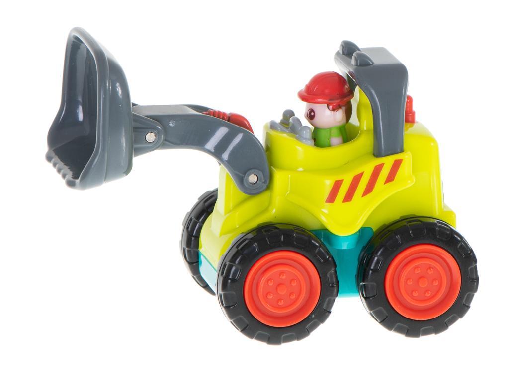 Samochód dla dzieci auto budowlane zabawka dla dwulatka buldożer spychacz HOLA nr. 2